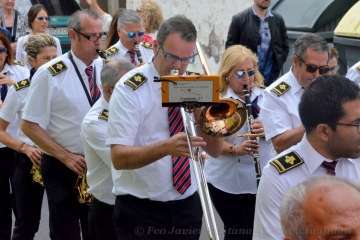 Misa y procesión del Sagrado Corazón de Jesús en La Higuera Canaria (Foto Francisco Javier Santana)